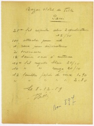 Correspondance, rapports, listes de matériel et notes internes, pour la plupart datant des années 1929/1930, établis par Adrien Fedorowsky.
