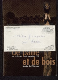 Miroirs d'Afrique, symbolique de l'architecture en Afrique", Théâtre Jeune Public du Havre (12-31 mai 1998)