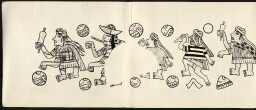 Dessin du décor du tambour Nazca (71.1959.95.1)